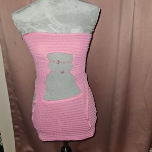 Pink 2 piece cutout set Small